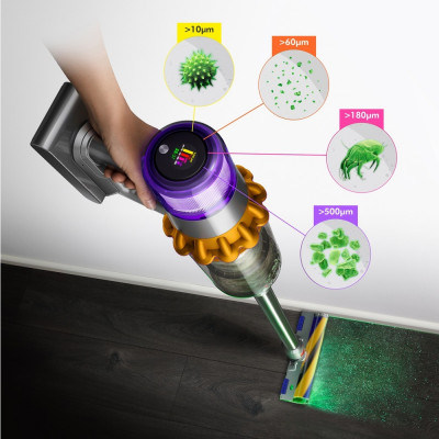 Вертикальний + ручний пилосос (2в1) Dyson V15 Detect Absolute (369535-01)